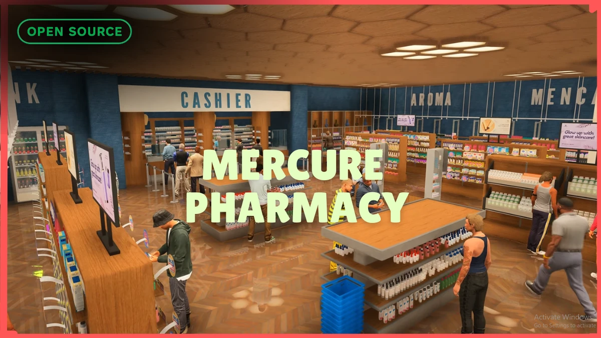 Mercure Pharmacy MLO FiveM | Pharmacy Interior | Open Source